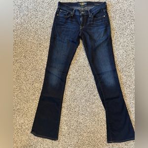 Lucky Brand Jeans. Size 4. Charlie Baby Boot is the style. Regular inseam